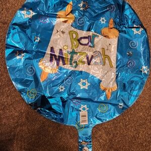 Bar Mitzvah Scroll Mylar Foil Balloons 18" (Set of 11)